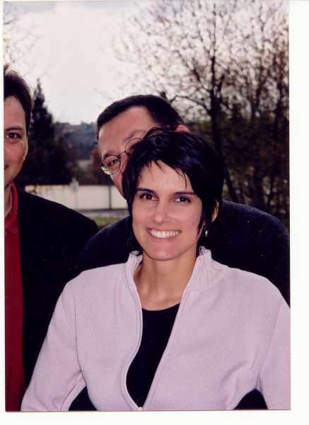 Frau mit Freund Frau mit Freund